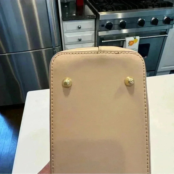 Cielo Celeste handbag/crossbody genuine leather with blush. made in Italy - Picture 7 of 16